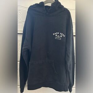Dark Seas Black Kids Hoodie